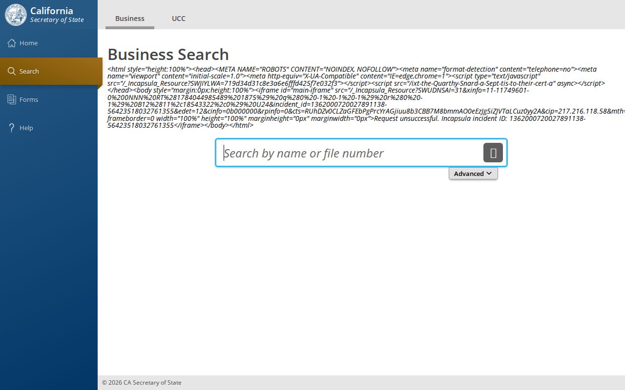 Oxnard people search California business entity records